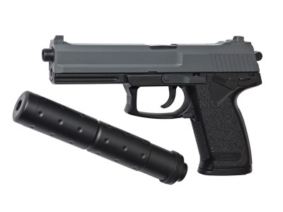 DL60 Socom ASG - Pistola de airsoft muelle con silenciador