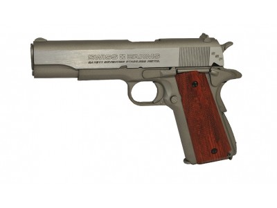 SWISS ARMS 1911 SEVENTIES STAINLESS PISTOL